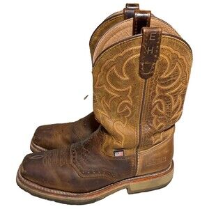 Double-H Men's 11" Dwight Steel Toe Western Boot DH3567 8.5D